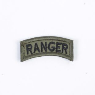 US Ranger Tab Hook and Loop Green