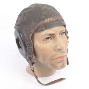USAAF A-11 Leather Flying Helmet Size Large Original