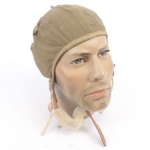 USAAF Flying Helmet Type A-9 with USAAF Stamp Original Size Medium