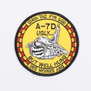 USAF 124th Tactical Fighter Squadron Patch A-7D Ugly but well hung