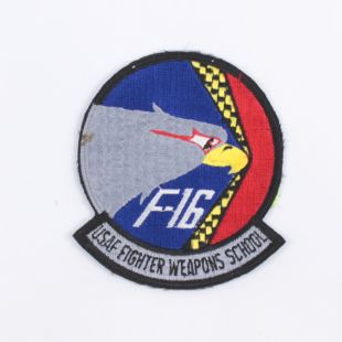 USAF F-16 Fighter Weapons School Patch