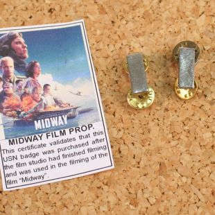 USN Lieutenant JG Rank Collar Insignia from the Midway film