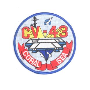USS Coral Sea CV-43 Aircraft Carrier Patch USN