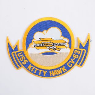 USS Kitty Hawk CV-63 Aircraft Carrier Patch USN