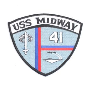 USS Midway Aircraft Carrier Patch USN