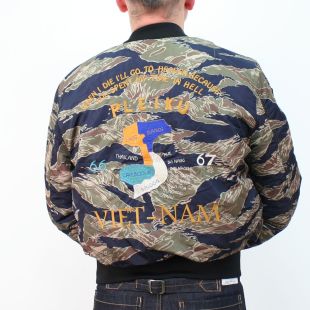 Vietnam Tiger Stripe MA1 Flying Jacket