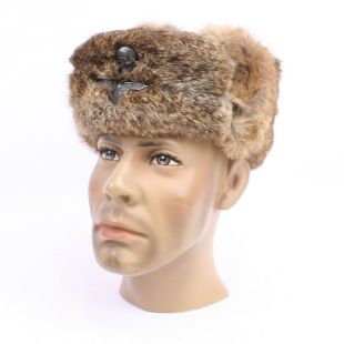 Waffen SS 1942 Russian Front Winter Fur Hat
