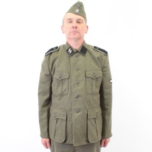 Waffen SS M40 Wool Tunic with Badges by FAB