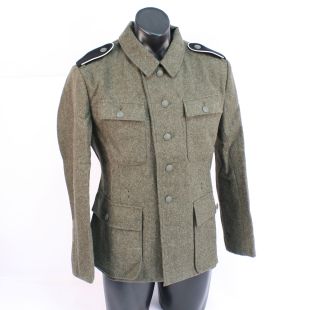 Waffen SS M43 Wool Tunic Late War Colour By RUM No Badges