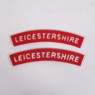 Leicestershire Shoulder Titles