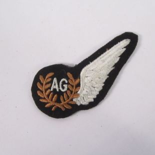 RAF Air Gunner Half Brevet. AG Wing
