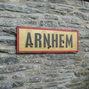 Arnhem Metal Road Sign