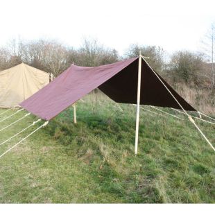British Mess Tent Large Flysheet (10.4 x 12.5 ft) Canvas Only