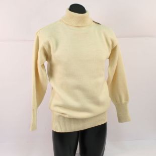 RAF and Royal Navy White Roll Neck Jumper