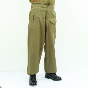 1937 Denim BD Battledress Trousers WW2 British Army by Kay Canvas