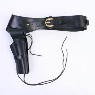 Colorado Western Cowboy Gun Holster Belt Rig Black