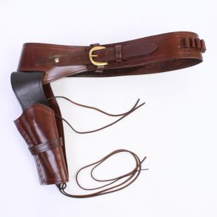 Colorado Western Cowboy Gun Holster Belt Rig Brown