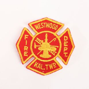 Westwood US Fire Department Cloth Badge