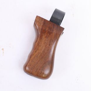 Wooden front pistol grip for a MK5 Sten