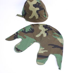Woodland Camouflage M1 Helmet Cover Genuine US Issue