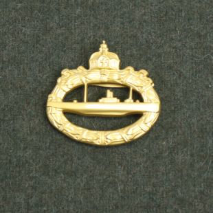 WW1 German Imperial U Boat Crewman's Award Badge by RUM