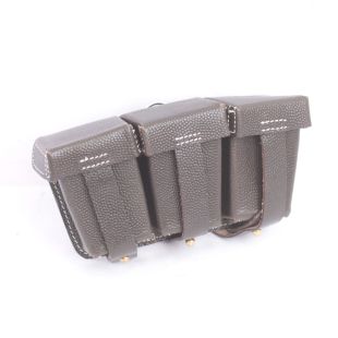 WW1 German M1909 Dark Brown Gew98 Ammo Pouch Stamped 1916 x 1
