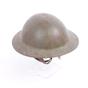 WW1MK1 Brodie Helmet original (HS368) with soldiers number and Red Star 