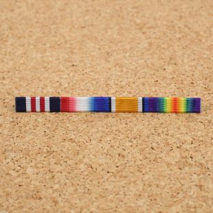 WW1 Trio Campaign and Military Medal Ribbon Bar