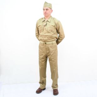 US WW2 Officers Summer Service Chino Uniform