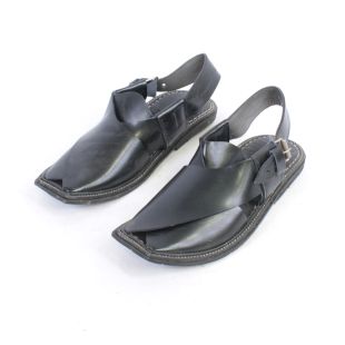 WW2 British Black Leather Chaplis Sandals