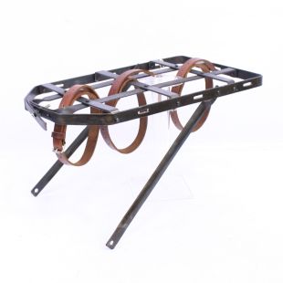 WW2 German Truppenfahrrad Bicycle Steel Rack Carrier with 3 leather straps