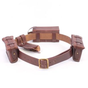 WW2 Japanese rifle leather belt set type 99 Dark Brown Colour