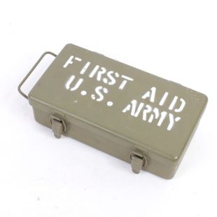 WW2 Jeep First Aid Tin 12 Unit Vehicle First Aid Tin