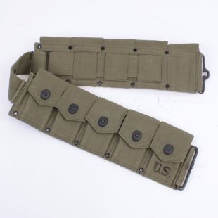 WW2 M1 Garand belt OD#7 Green by Kay Canvas
