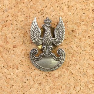 WW2 Polish Army Eagle Cap Badge, made in Poland