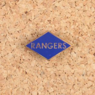 WW2 Rangers Diamond metal badge Pin Back