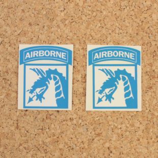 XVIII Airborne Corps Helmet Transfers Decals