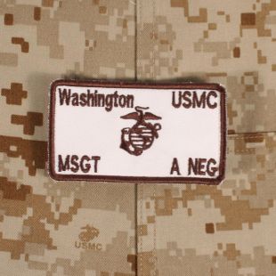 USMC Globe and Anchor Custom ID Patch