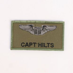 US Air force Pilot Badge Custom Name Badge