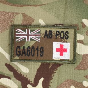Zap Badge Medics Cross Multicam Union Flag