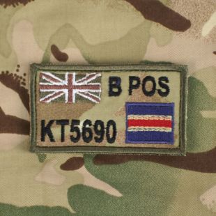 Zap Badge RAVC TRF Multicam Union Flag