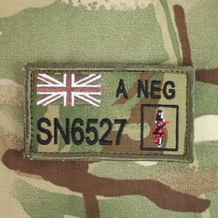 Zap Badge Special Forces Support Group TRF Multicam Union Flag