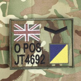 ZAP Sleeve Panel MTP Multicam Flag Royal Logistic Corp TRF