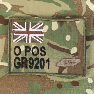 ZAP Sleeve Panel MTP Multicam Flag Royal Tank Regiment TRF