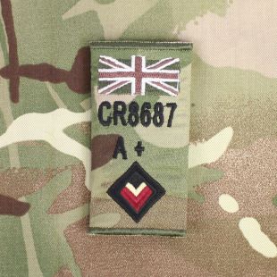 ZAP Virtus Vest MTP Badge Royal Dragoon Guards Regimental Flash