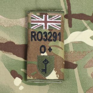 ZAP Virtus Vest MTP Badge Royal Gibraltar Regiment Subdued TRF