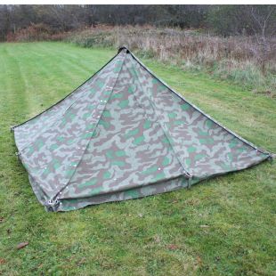 Zeltbahn 31 Splinter Tent 4 Sections and Pole Set by RUM