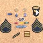 101st Airborne 506th PIR A Class Badge Set For Enlisted Mans Dress Uniform
