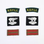 1/4th Kings Own Yorkshire LI, 146th Infantry Brigade, 49th Div Normandy Badge set