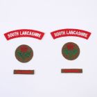 1/4th South Lancs Reg, 164 Brigade, 55th West Lancs Div badge set